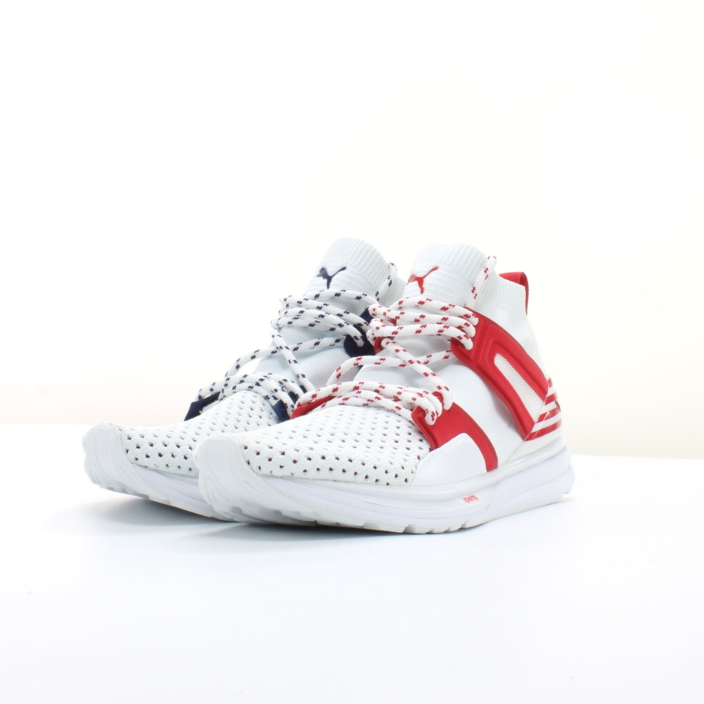 Puma Blaze Of Glory Limitless Hi 4th Of July FM Mens White Trainers