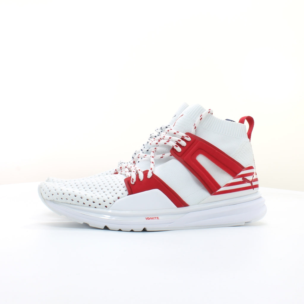 Puma Blaze Of Glory Limitless Hi 4th Of July FM Mens White Trainers