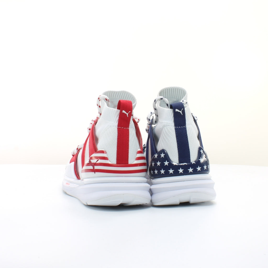 Puma Blaze Of Glory Limitless Hi 4th Of July FM Mens White Trainers