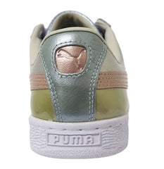 Puma Basket Heart Bauble Womens Leather Lace Up Trainers 364809 01