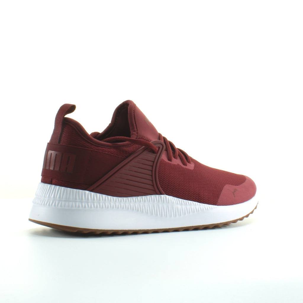 Puma Pacer Next Cage Mens Burgundy Trainers