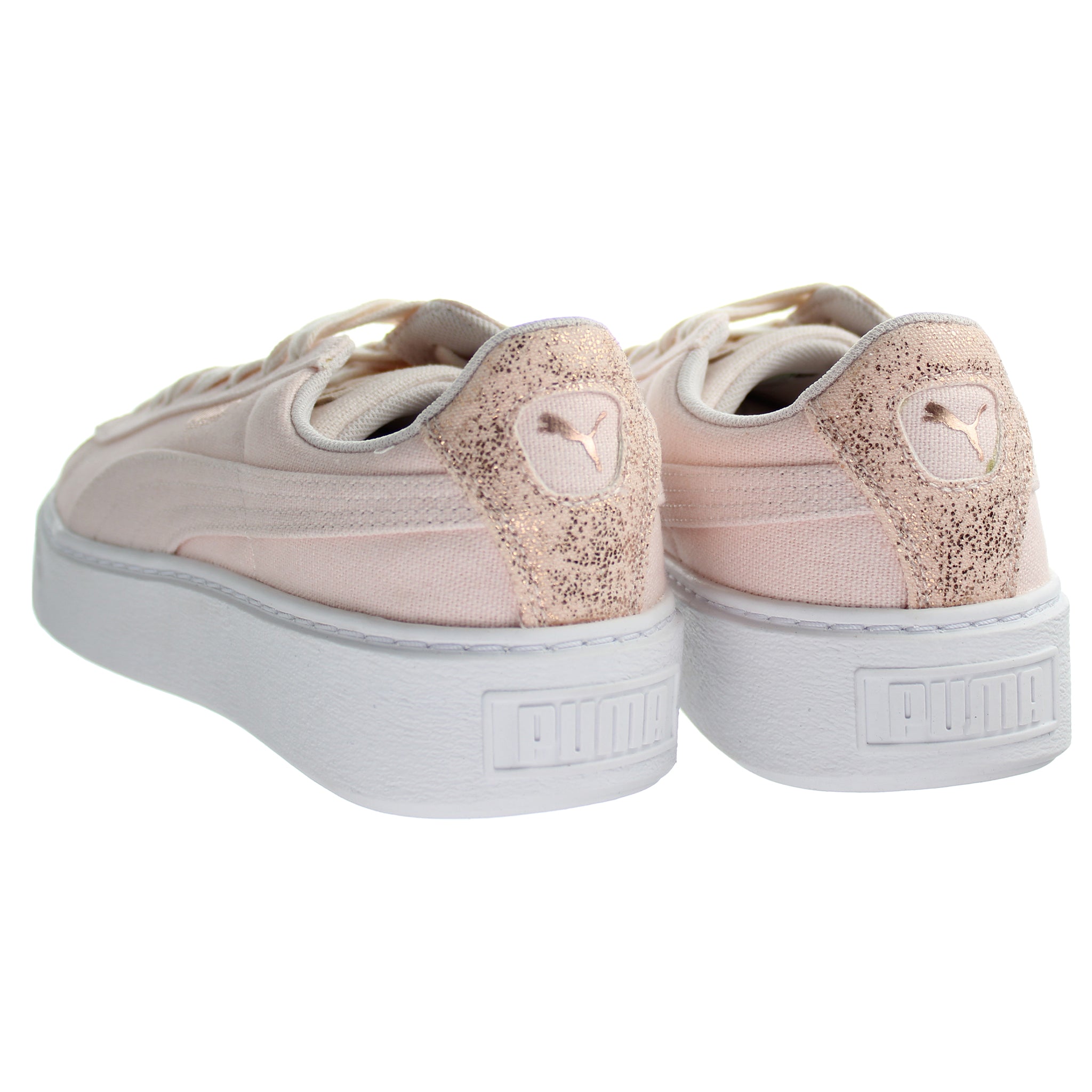 Puma Basket Womens Pink Platform Trainers