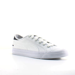 Puma Capri White Textile Mens Lace Up Trainers 369246 02