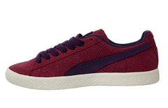 Puma Classic Clyde Basket Mens Burgundy Trainers