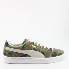 Puma Suede Classic Ambush Green Camoflauge Mens Lace Up Trainers 369626 01