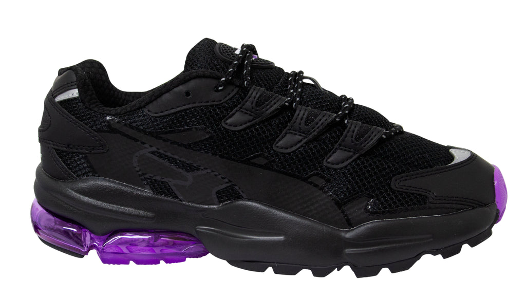 Puma Cell Alien Kotto Black Purple Low Lace Up Trainers - Mens