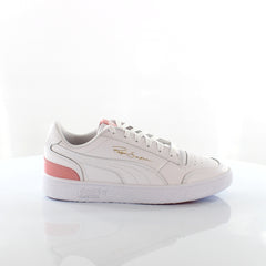 Puma x Ralph Sampson Lo White Leather Low Lace Up Mens Trainers 370846 06