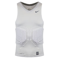 Nike Dri-Fit Pro Combat Sleeveless White Mens Hyperstrong Series Basketball Top 371054 WHITE