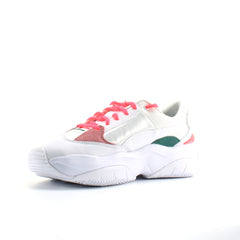 Puma Storm.Y White Synthetic Womens Lace Up Trainers 371279 02