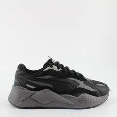 Puma RS-X Puzzle Black Synthetic Mens Lace Up Trainers 371570 02