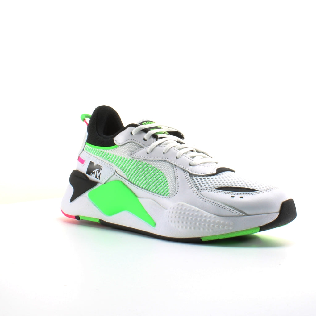 Puma RS-X Tracks MTV Mens White/Green Trainers