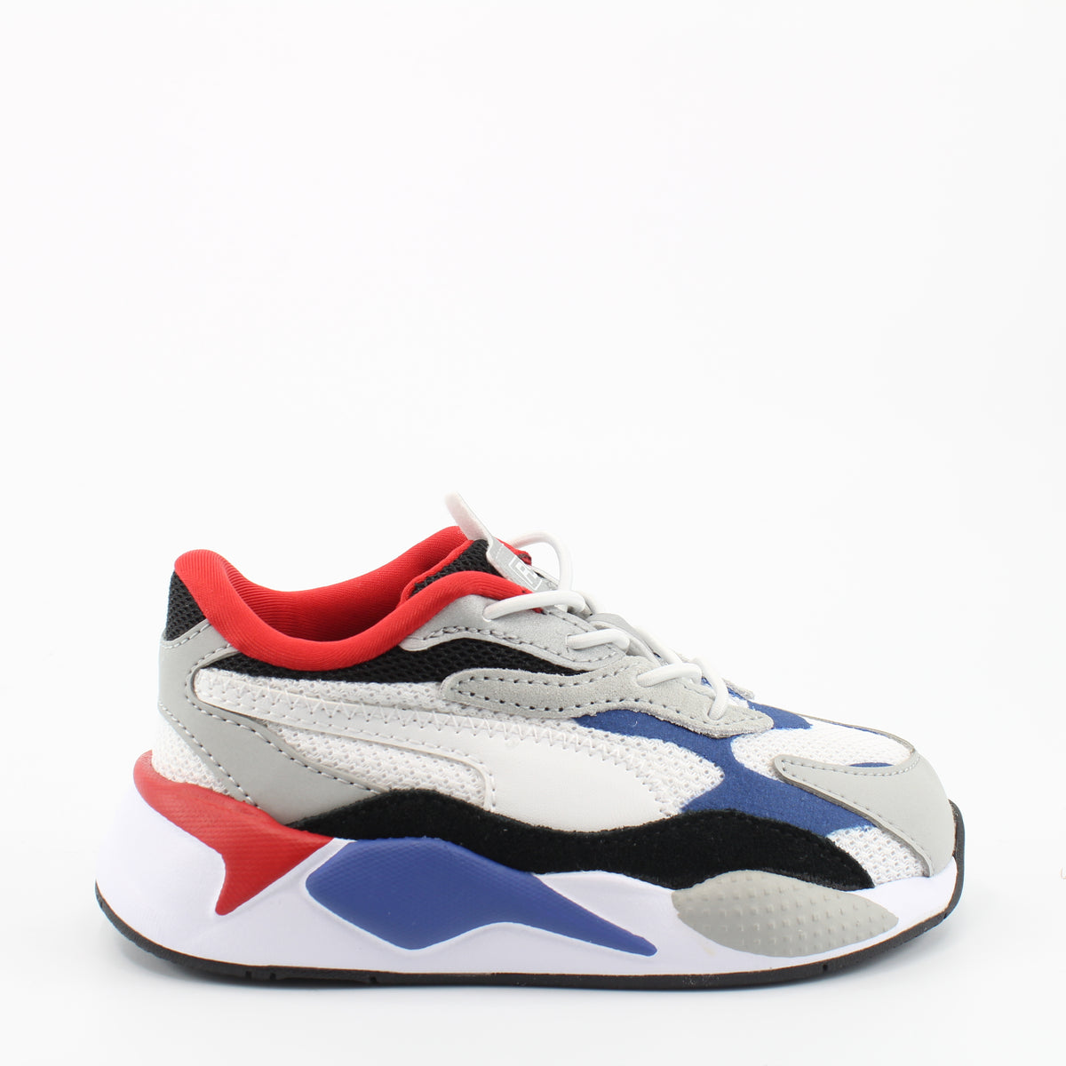 Puma RS-X Puzzle AC Kids Textile Lace Up Trainers 372359 05