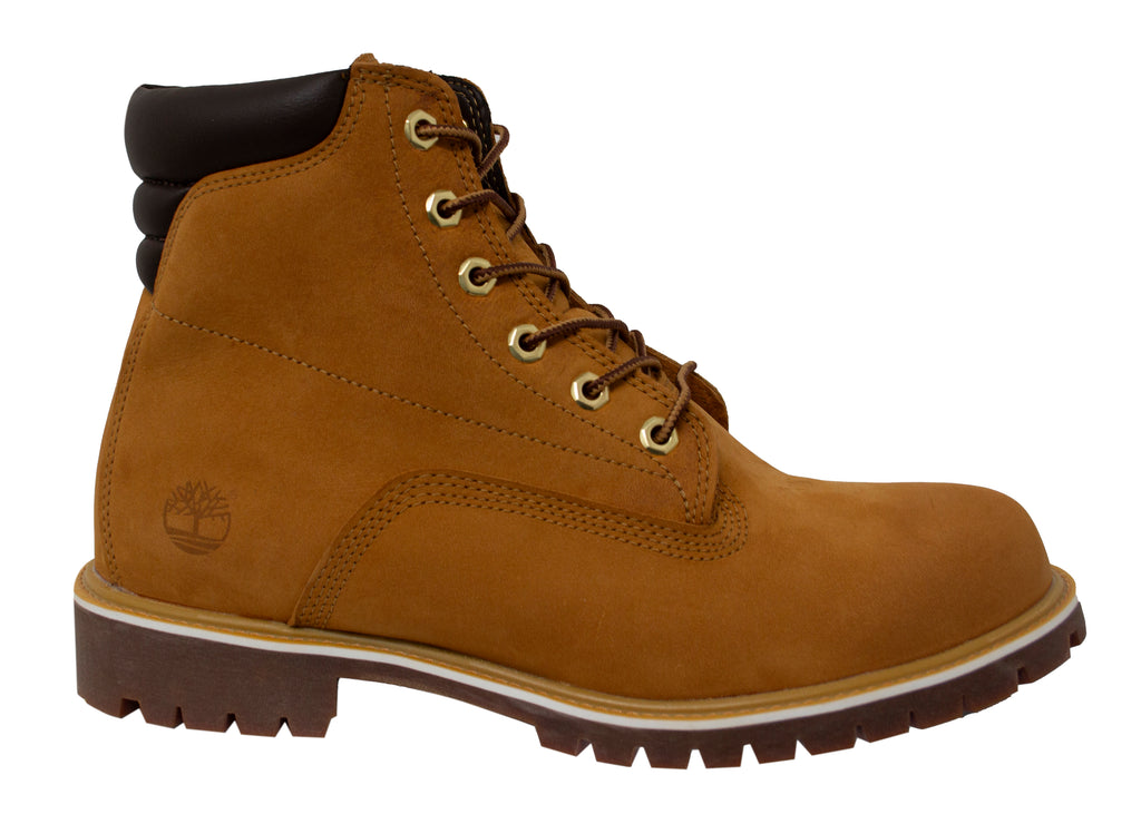 Timberland Alburn Wheat Nubuck Leather Mens Lace Up Boots 37578