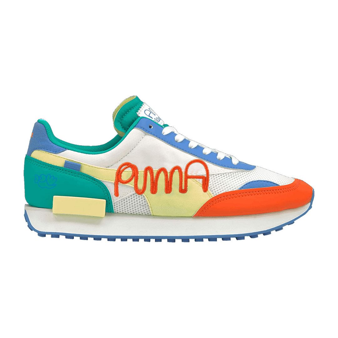 Puma x Mr.Doodle Future Rider Multicolour Mens Trainers