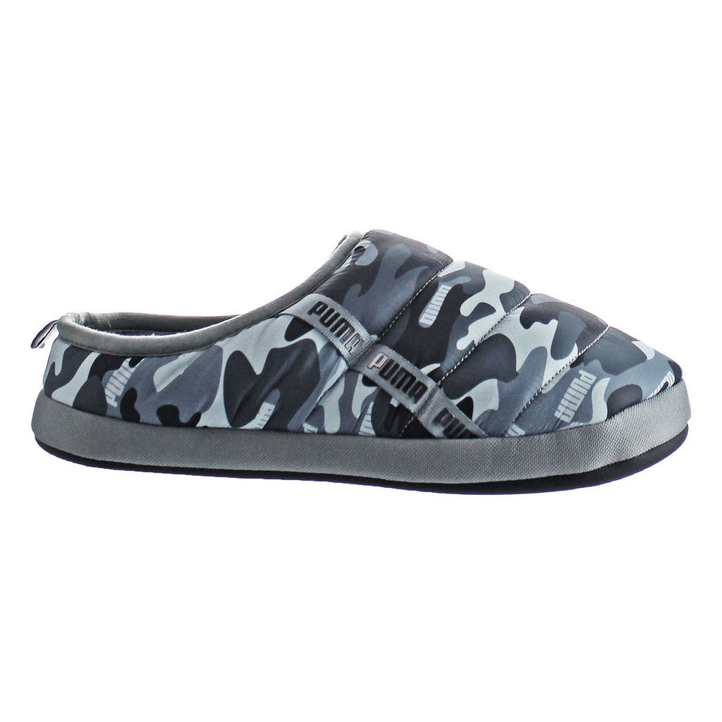 Puma Scuff Camo Grey Mens Slippers