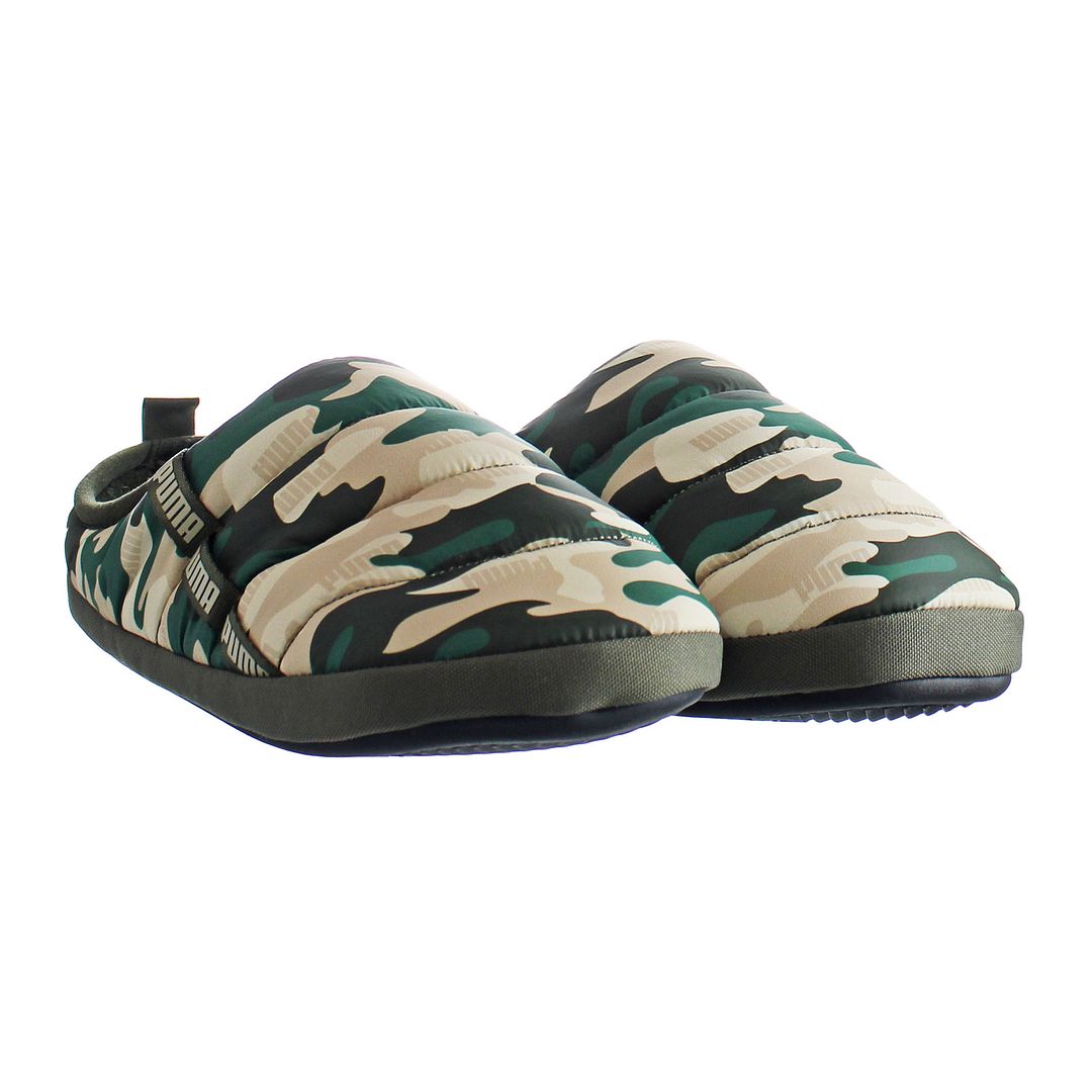 Puma Scuff Camo Green Mens Slippers