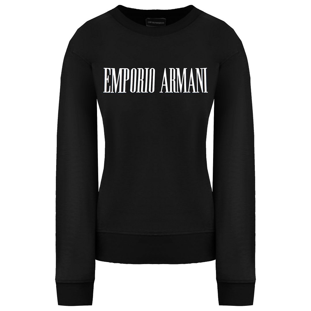 Emporio Armani Womens Black Sweater