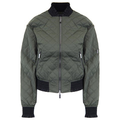 Armani Exchange Womens Green Bomber Jacket