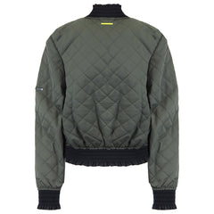 Armani Exchange Womens Green Bomber Jacket