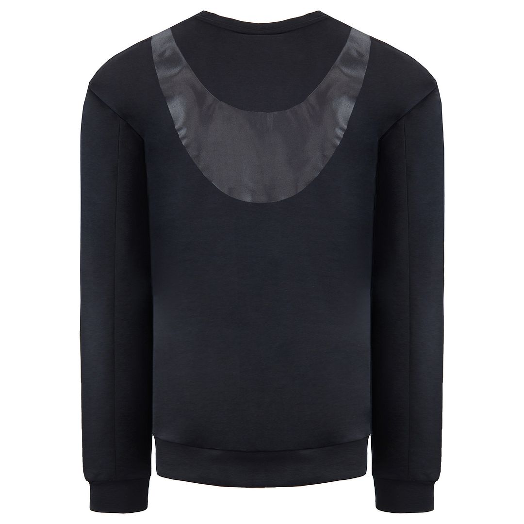 Armani Exchange Contrast Mens Black Sweater