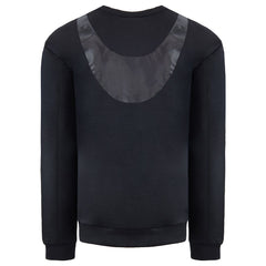 Armani Exchange Contrast Mens Black Sweater