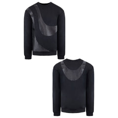 Armani Exchange Contrast Mens Black Sweater