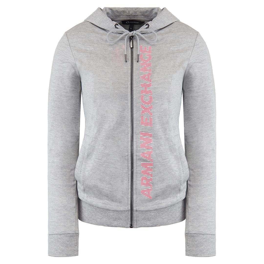 Armani Exchange Womens Grey Track Jacket