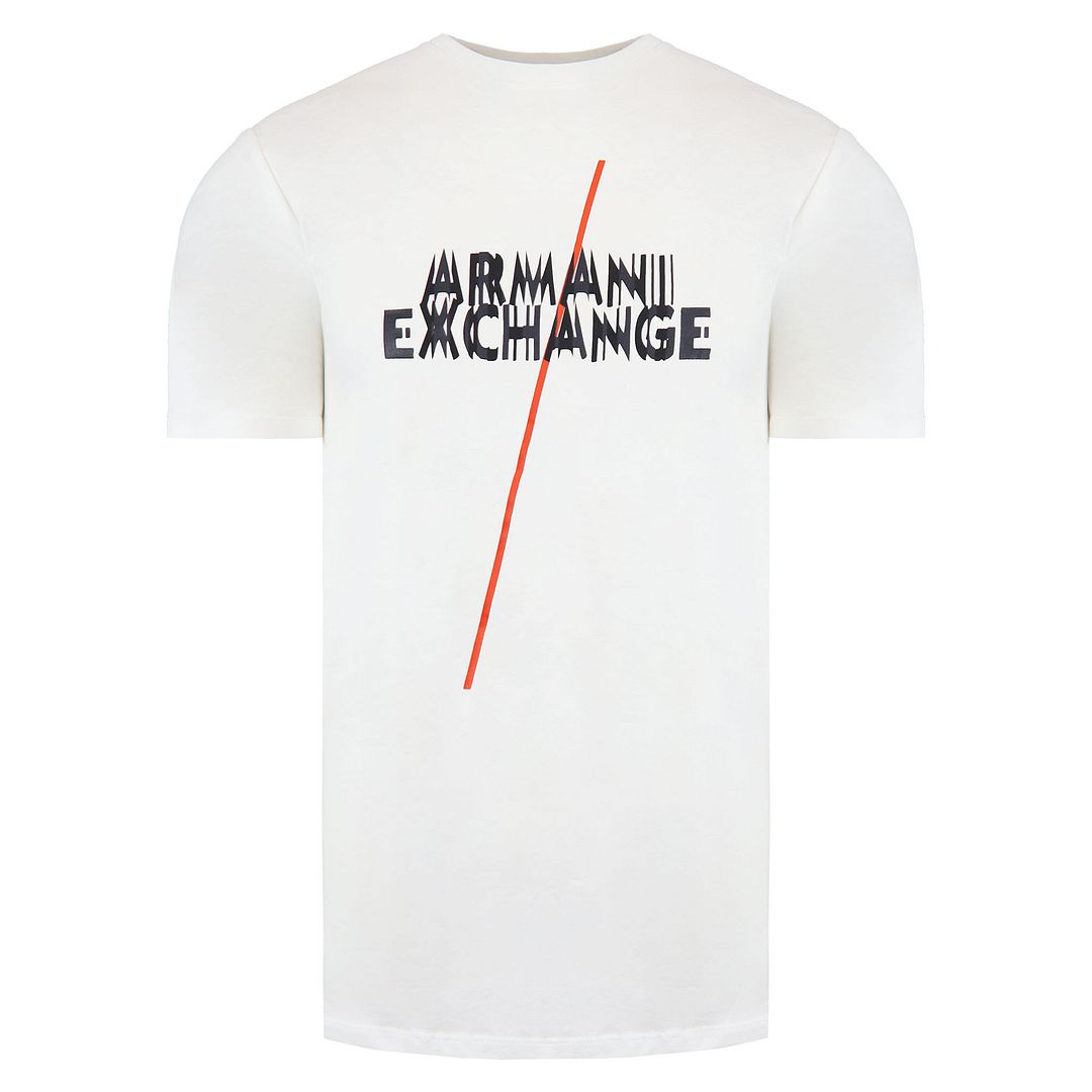 Armani Exchange Mens Off White T-Shirt