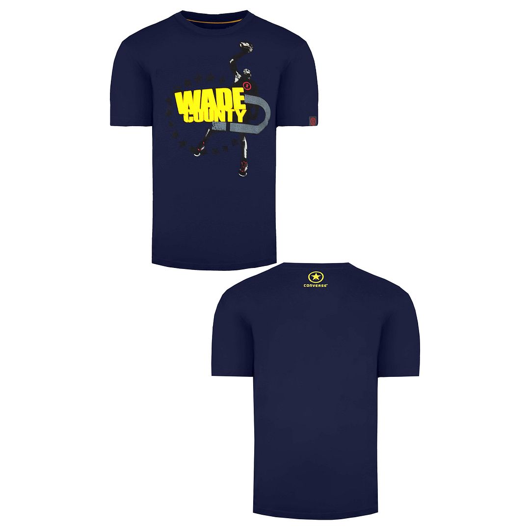 Converse Wade County Mens Navy T-Shirt