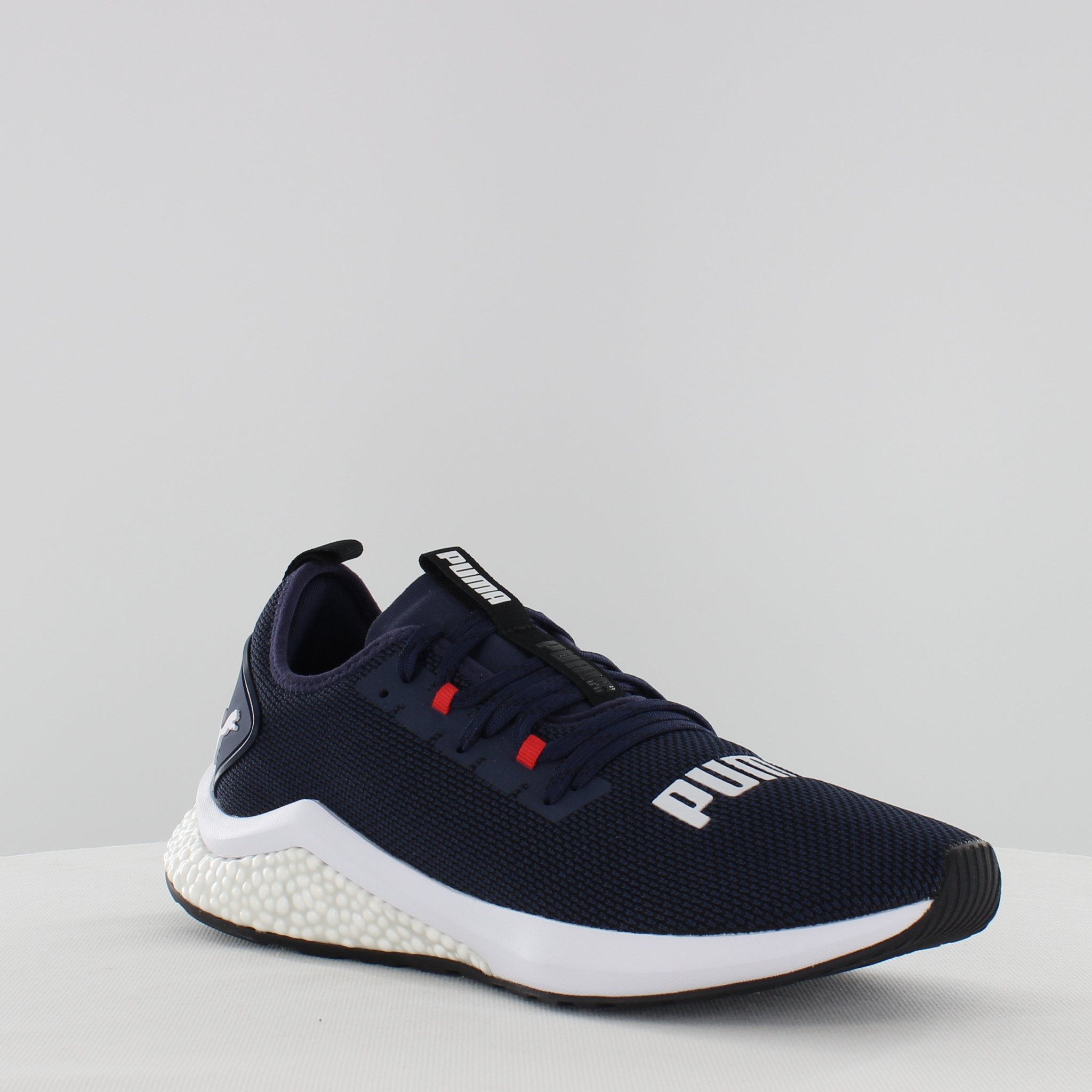 Puma Hybrid NX Navy Textile Mens Lace Up Trainers 192259 01