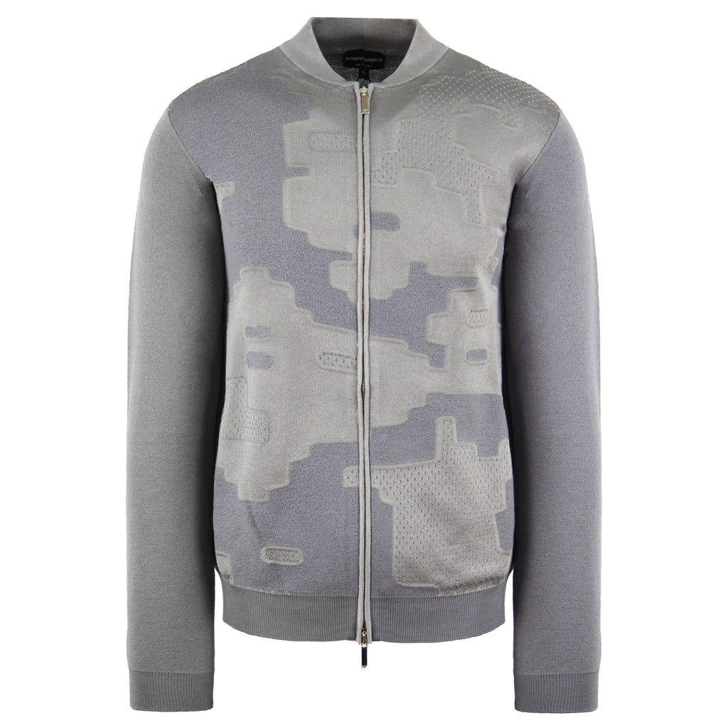 Armani Exchange Mens Grey Track Jacket