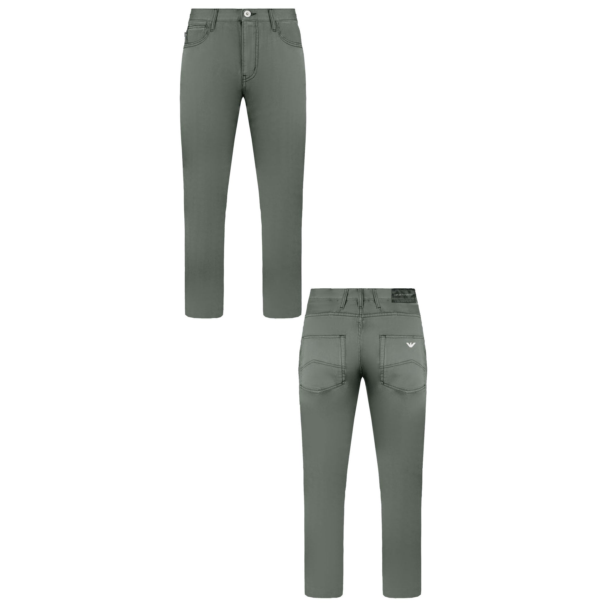 Emporio Armani Regular Fit Mens Chino Trousers