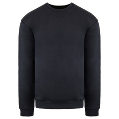Emporio Armani Mens Washed Black Sweater