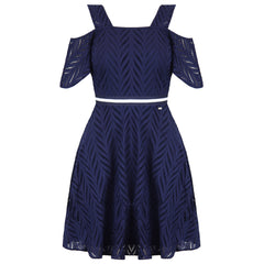 Armani Exchange Womens Navy Blue Dress
