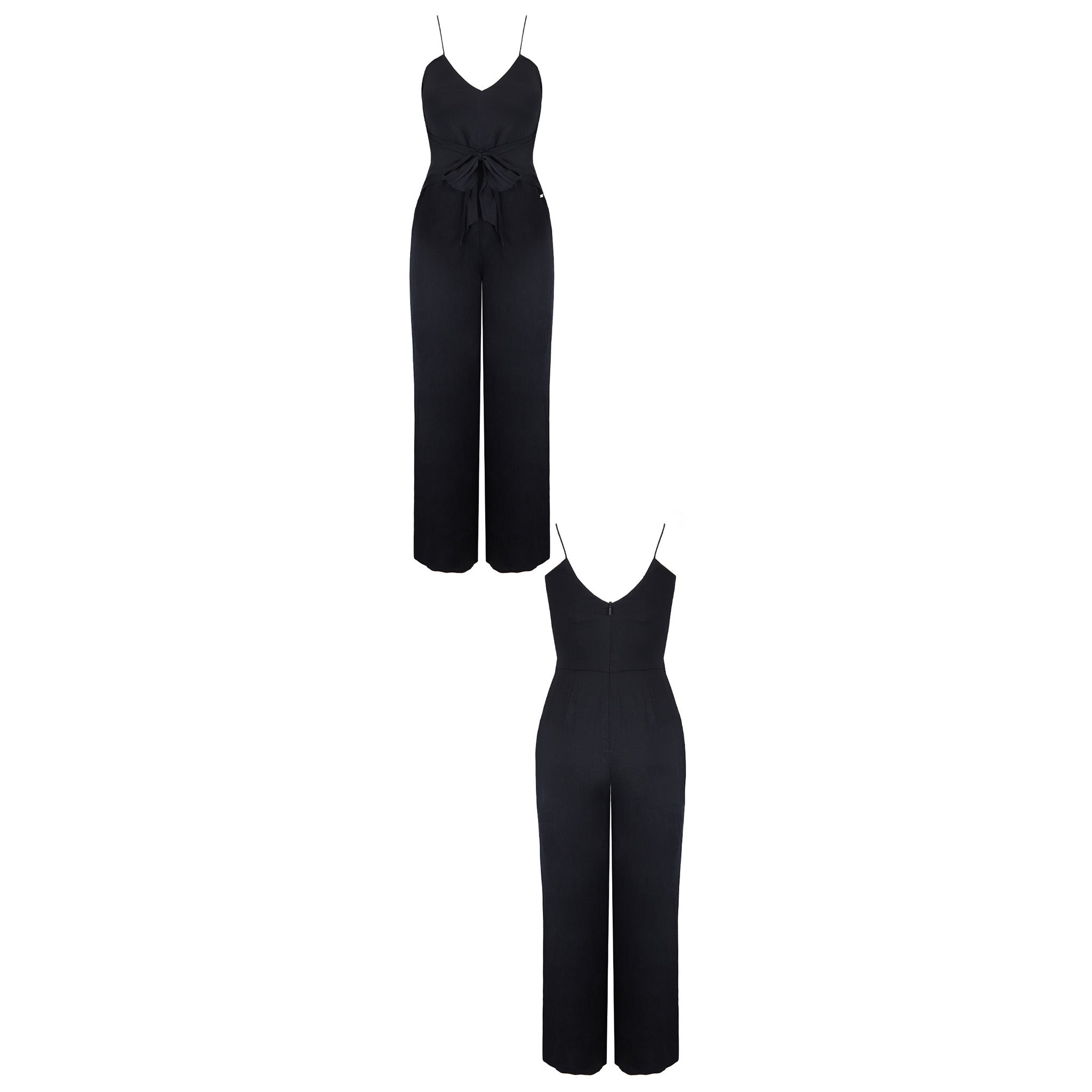 Armani Exchange Womens Navy Blue Jumpsuit