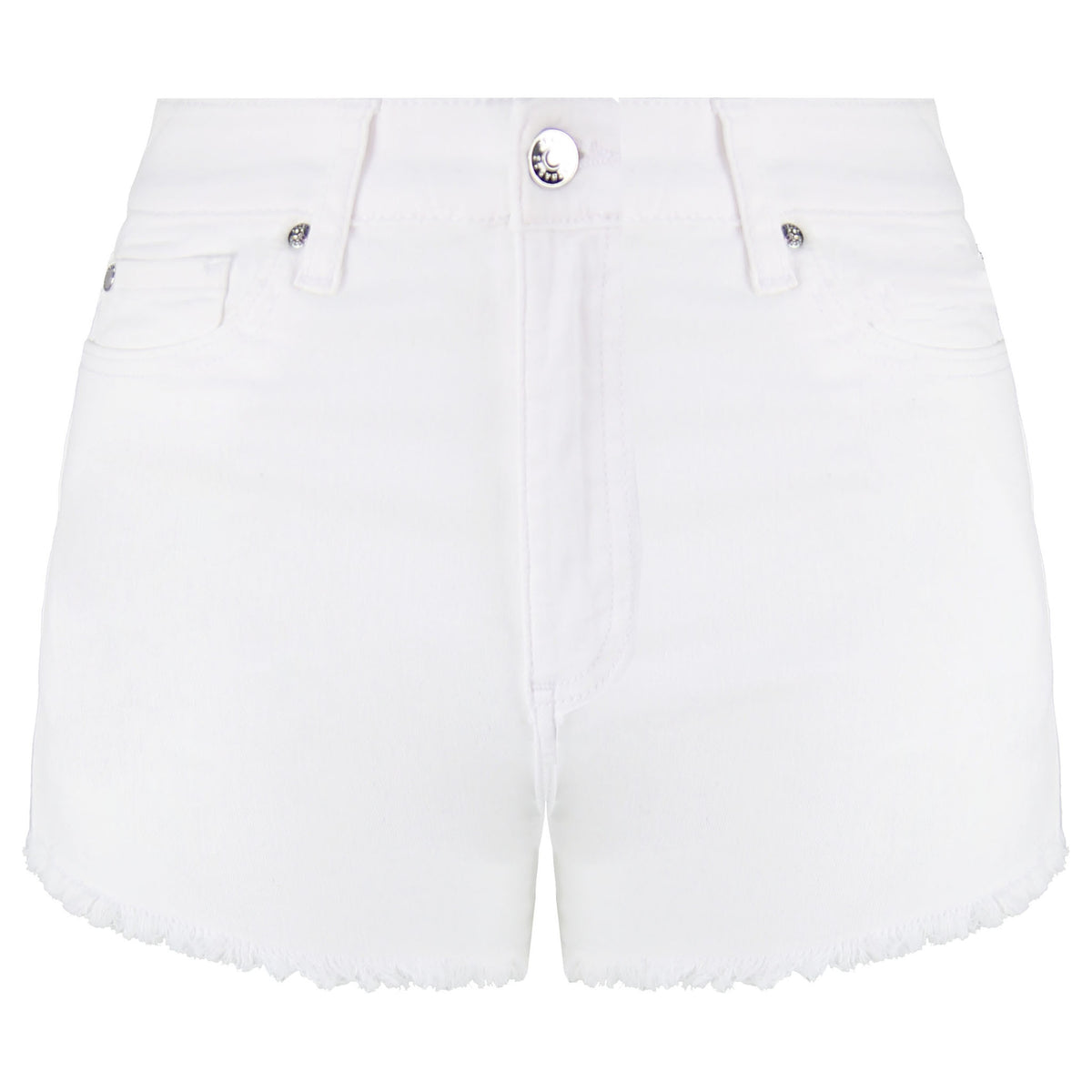 Armani Exchange J59 Mid Rise Womens White Shorts