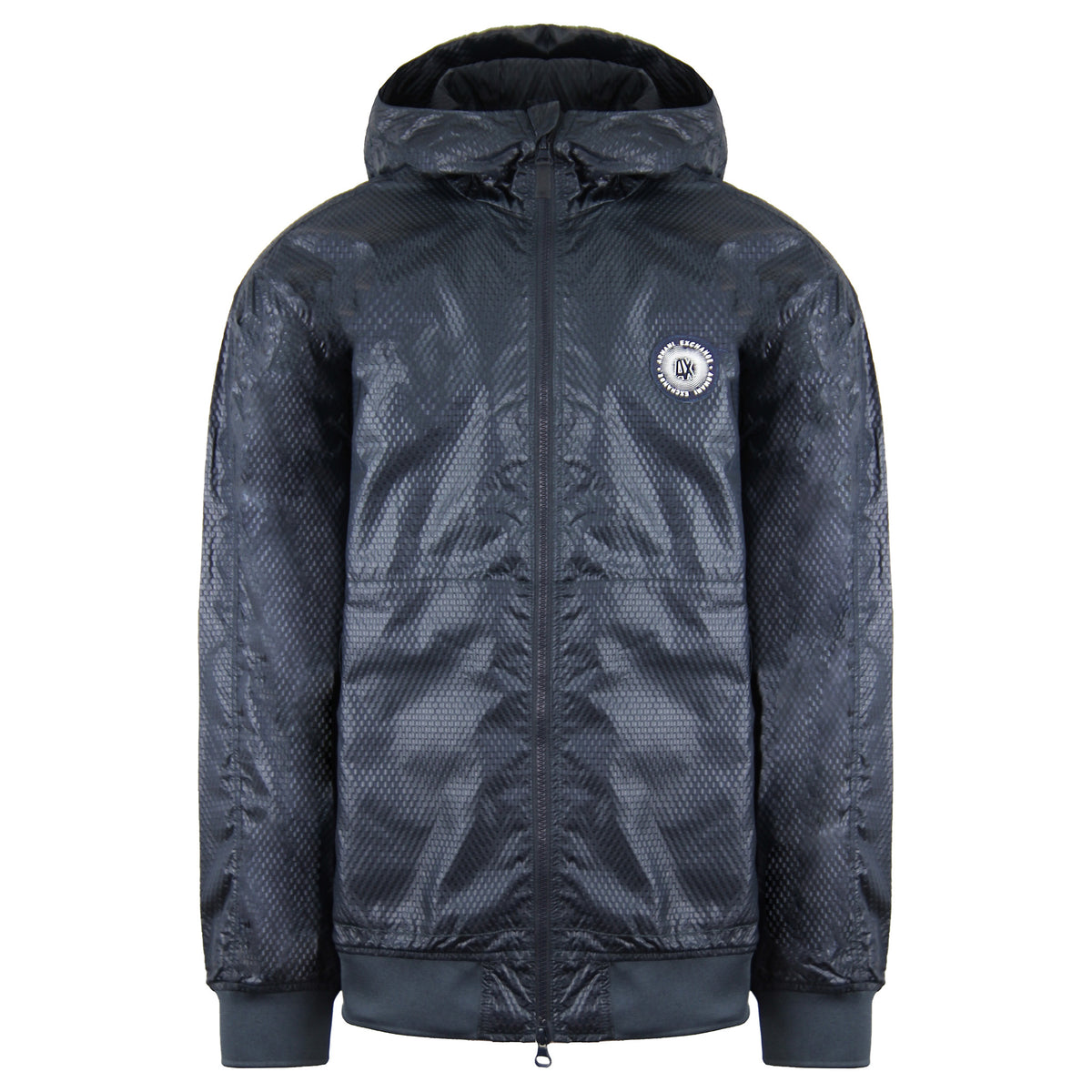 Armani Exchange Mens Navy Rain Jacket