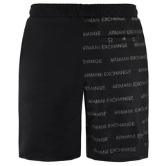 Armani Exchange Mens Black/Grey Shorts