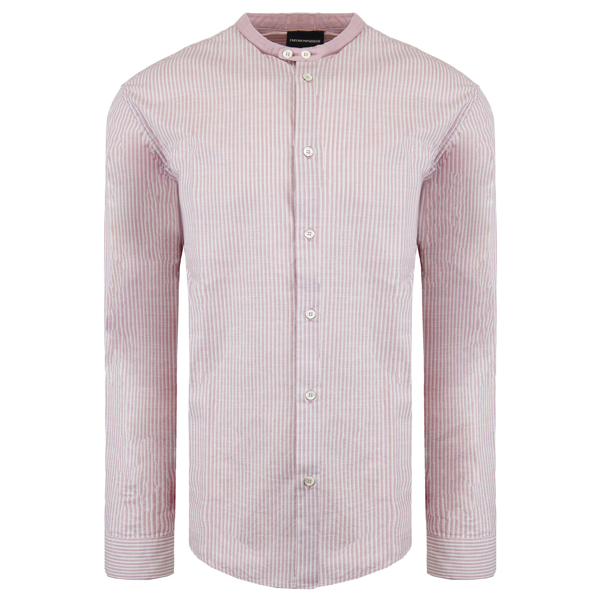 Emporio Armani Regular Fit Mens Striped Shirt
