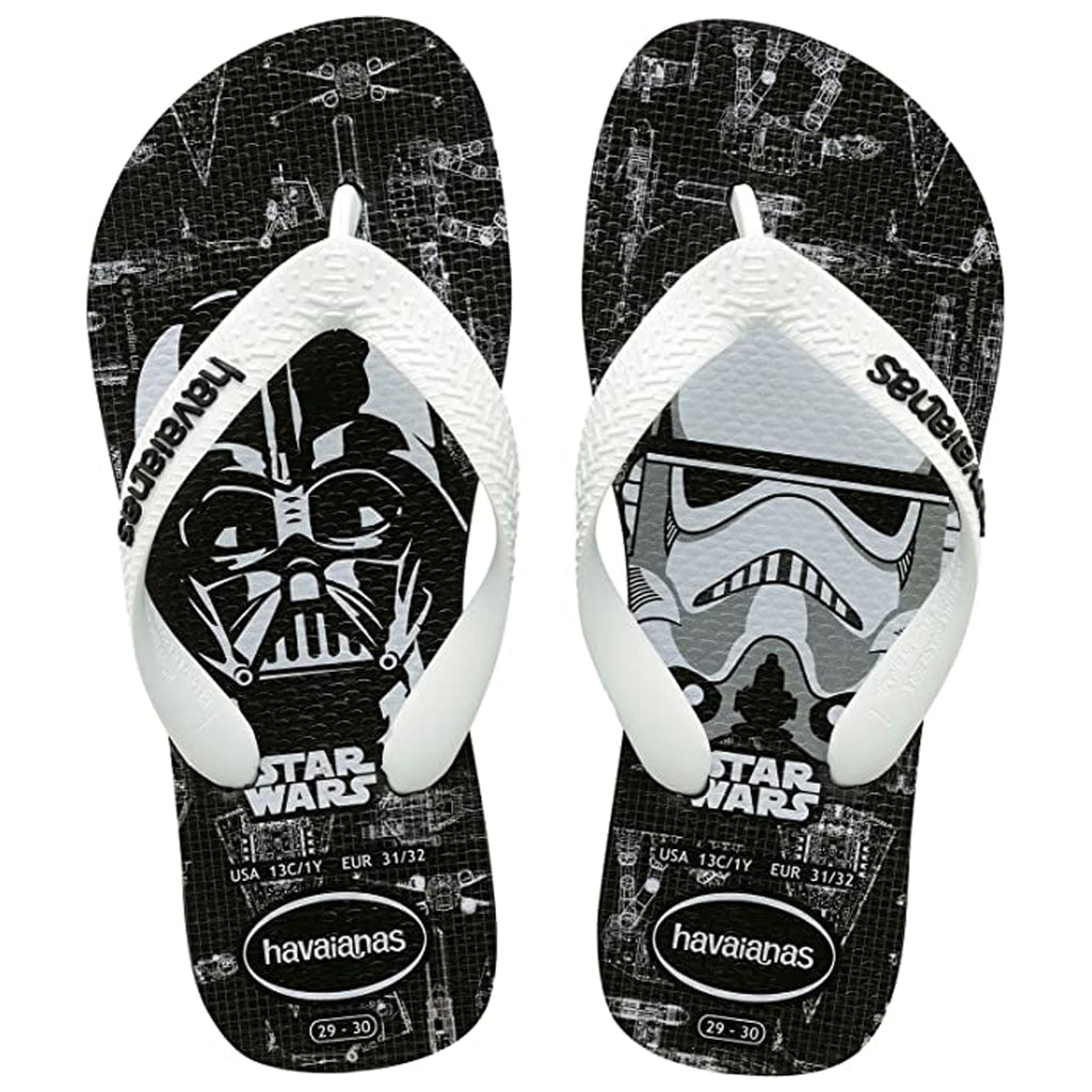 Havaianas Star Wars Mens Black Flip-Flops