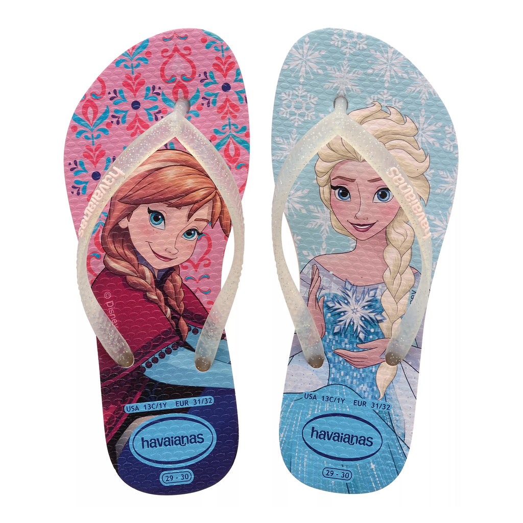 Havaianas Slim Frozen Kids Pink/Blue Flip-Flops