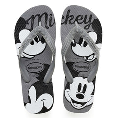 Havaianas Mickey Mouse Mens Grey Flip-Flops