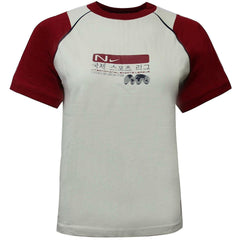 Nike Logo Kids Beige/Red T-Shirt