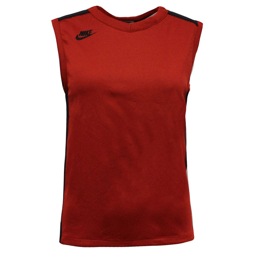 Nike Basketball Crew Neck Sleeveless Dark Red Kids Reversible Vest 431825 648