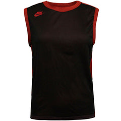 Nike Basketball Crew Neck Sleeveless Dark Red Kids Reversible Vest 431825 648