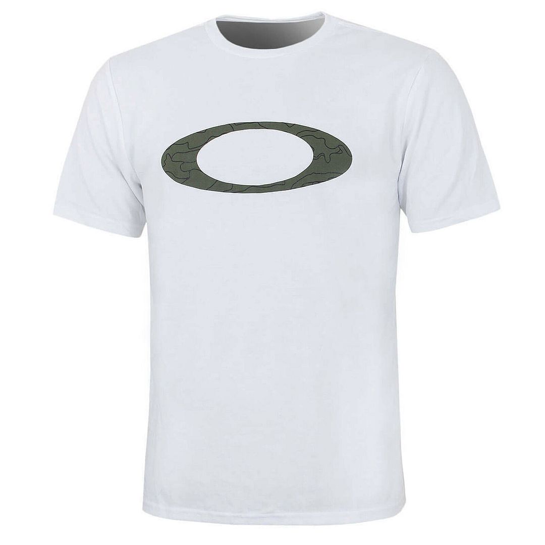 Oakley Ellipse Line Mens White T-Shirt