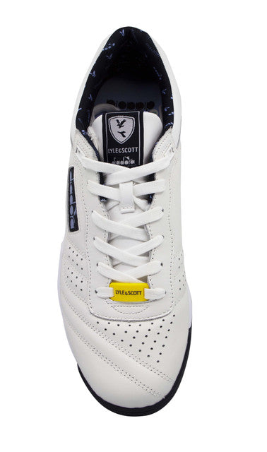 Diadora Action x Lyle & Scott Mens White Trainers