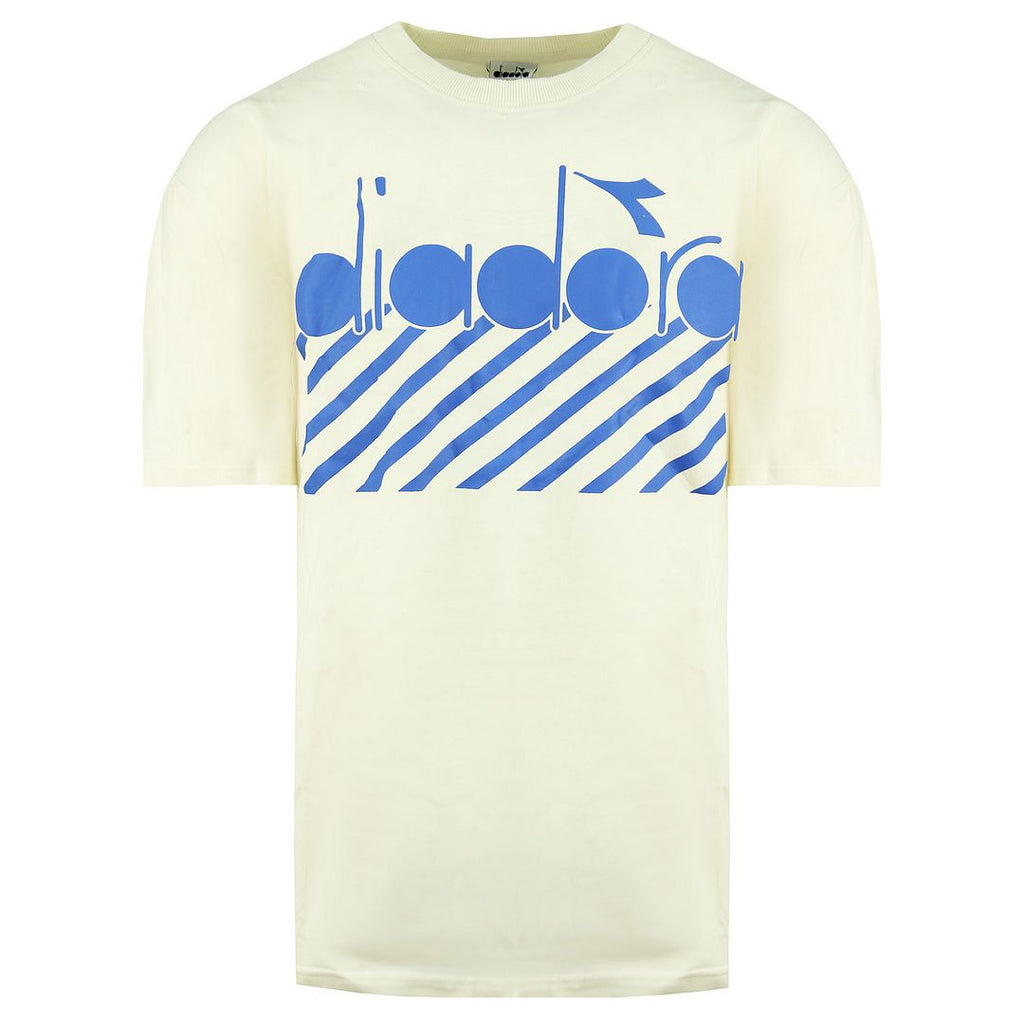 Diadora Barra Mens Cream T-Shirt