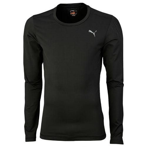 PUMA Long Sleeve Activewear Training Gym Fitness Top Mens Black 509757 01 DD51