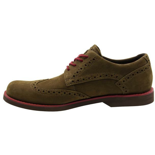 Timberland Stormbuck Lite Brown Suede Lace Up Mens Brogue Shoes 5122A